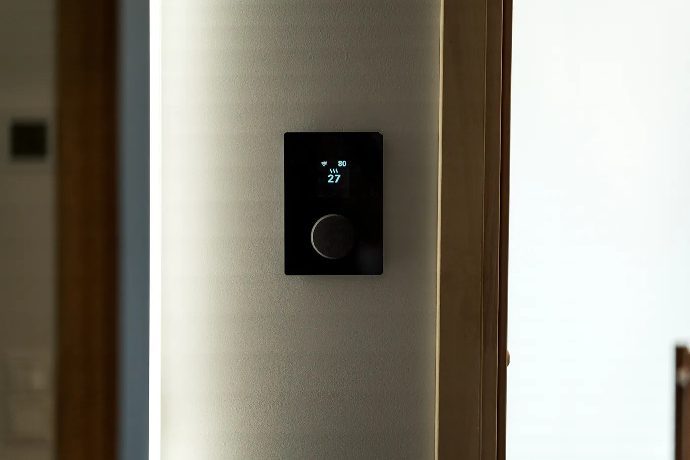 Termostato digital para el control de temperatura.